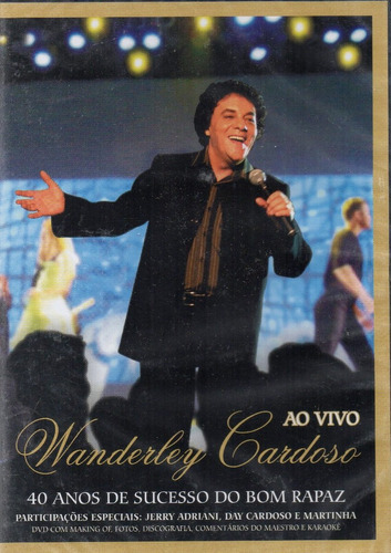 Dvd Wanderley Cardoso Ao Vivo 40 Anos