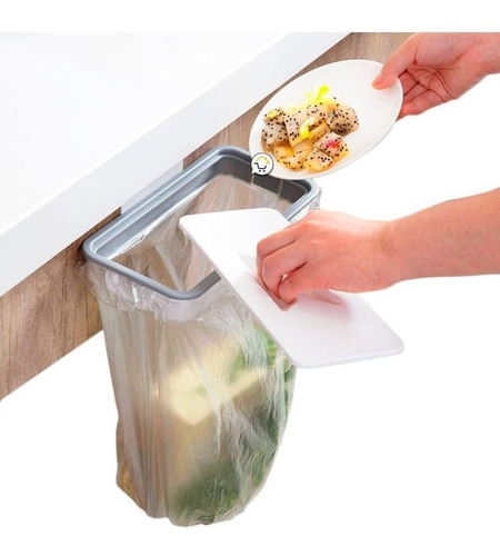 Soporte Para Bolsas De Basura Para Cocina Portátil Acero 