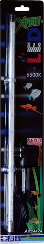 Lampara Led Sumergible Acuario Pecera 55cm Azul Blanca 4424