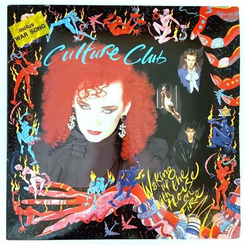 Culture Club - Waking Up With The House On Fire  Imp  Uk  Lp