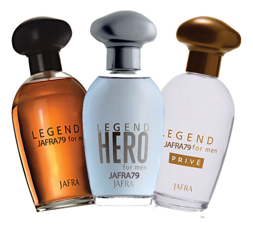 Legend Perfume Jafra Amaderado+prive+hero Para Caballero