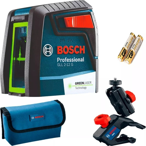 Nivel Laser Bosch Gll 2 12 G Lineas Verdes 12m Profesional