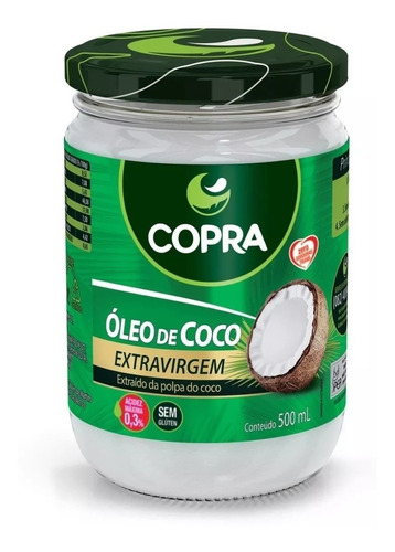 Óleo De Coco Extra Virgem 500ml - Copra Original