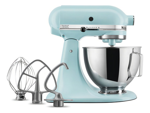 Ksm97mi Batidora De Pedestal Kitchenaid Deluxe De 4,2 Litros Color mineral blue Frecuencia 60 hz