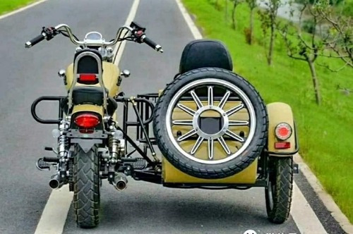 Jawa Rvm Choppera 400-9 Con Sidecar Motozuni M. Grande
