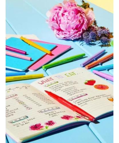 Marcadores Paper Mate Flair Con 6 Aromas Escencias Naturales