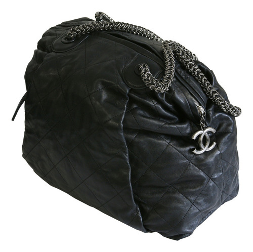 Bolsa Para Dama Chanel *shopping Cuir  Noir*