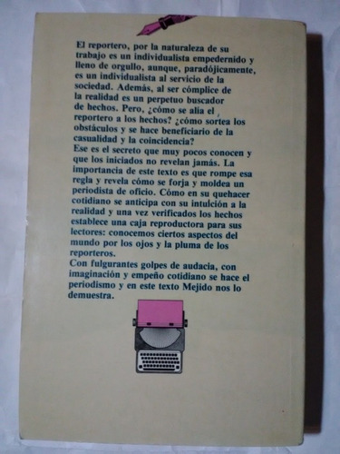 Libro El Camino De Un Reportero Manuel Mejido. (Usado)