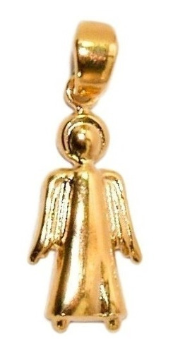 Dije De Oro 18k Laminado Angel De La Guarda Joyas Cristianas