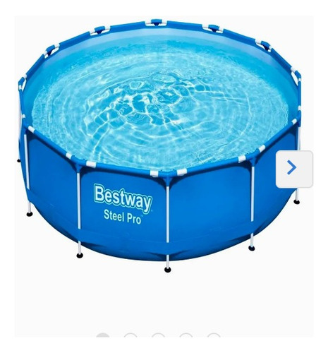 Pileta estructural Bestway Steel Pro 56680 x 3.66 cm de ancho x 3.66 m de diámetro