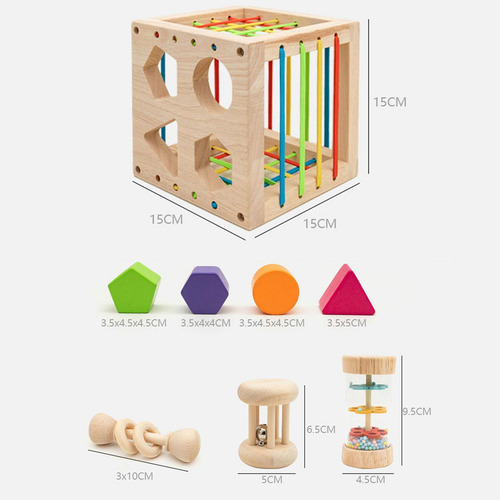 Cubo De Actividad, Juguetes Sensoriales De Aprendizaje,