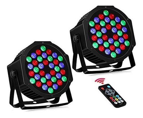 Luces De Escenario Led Rgb Control Remoto Dmx - Pack 2