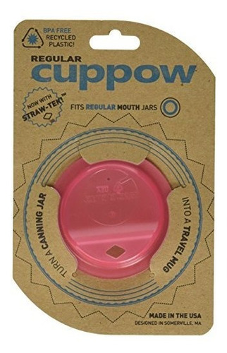 Cuppow Reg Jar Bebida Tapa-rosa, 1 Ea.