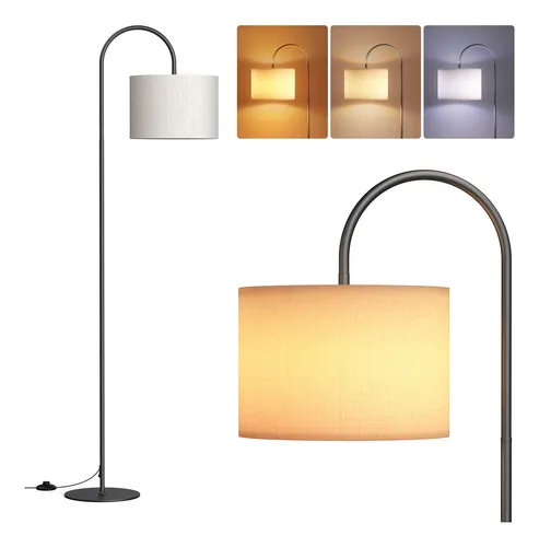 Lampara Moderna De Pie Con Luz Suave Y Control De Iluminacio