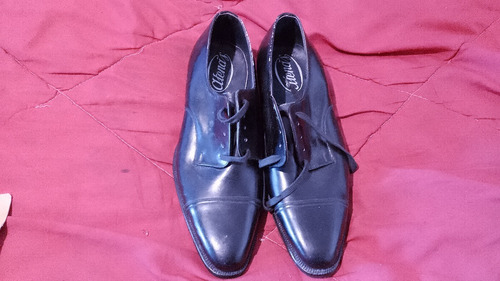 Zapatos Negros Atenas P/hombre N° 40-nacionales C/nuevos