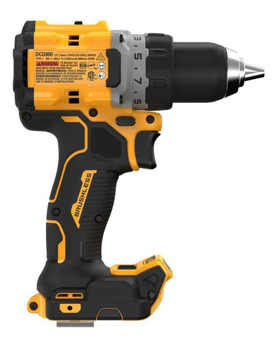 Parafusadeira E Furadeira 1/2 Bateria 20v Dewalt Dcd800b-b3