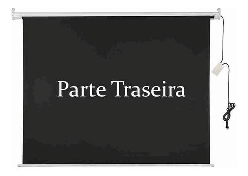 Tela De Projeção Crystal View 120 Polegadas Datashow Telão