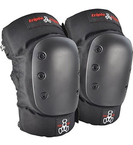 Almohadillas Para Rodilla Triple Kp 22 (negro, Grande)