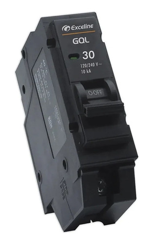 Breaker Empotrable Termomagnético 30a 1 Polo Exceline