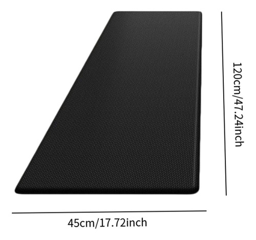 Alfombra De Puertas De Baño Alfombra Absorbente De M Negro