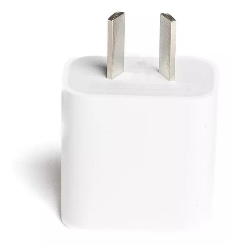 Cargador apple 20w USB-C para iPhone A2305 color Blanco
