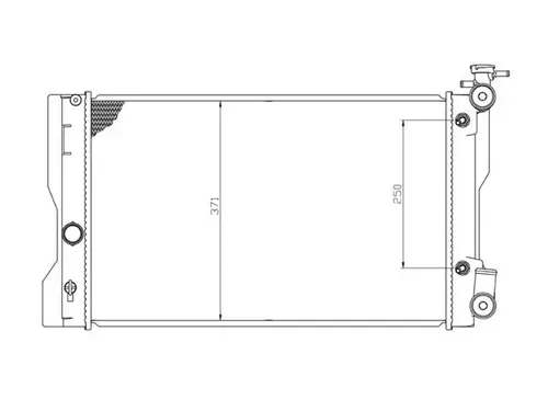 Matrix Radiadores Radiador Matrix 2014 L4 1.8 Automatico Cdr | Envío gratis