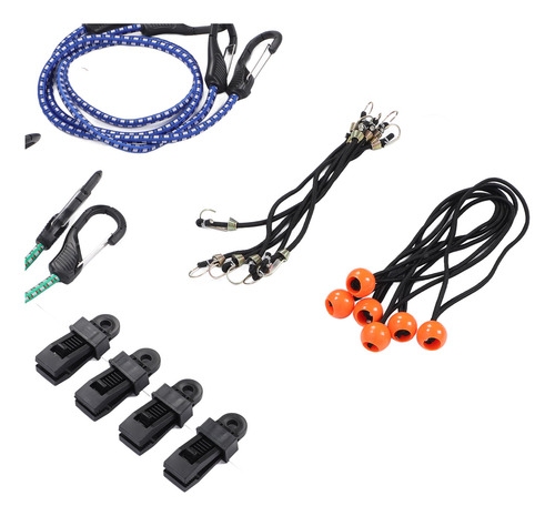 Juego De Cordones De Goma De Alta Elasticidad Para Bungee Ba