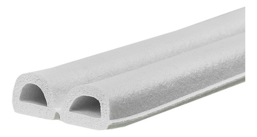 Imagen 4 de 9 de 5 Burletes Autoadhesivos De Goma Perfil D Color Blanco