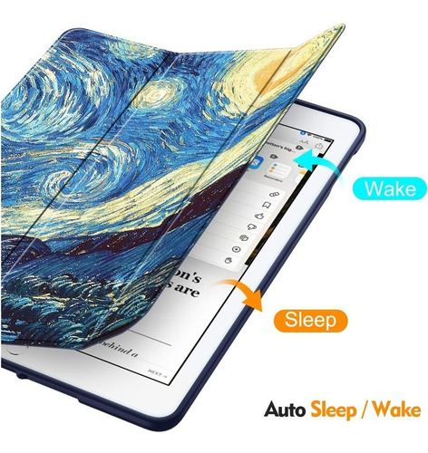Imagen 2 de 3 de Carcasa iPad 10.2 Van Gogh 7ma Y 8va Gen 2020/2019 Funda