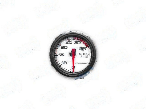 Reloj Tacometro Diesel 3.500 Rpm Blanco Diametro: 80mm