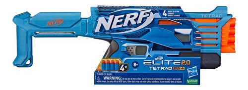 Lanzador De Dardos Nerf Elite 2.0 Tetrad Qs-4 Hasbro F5026