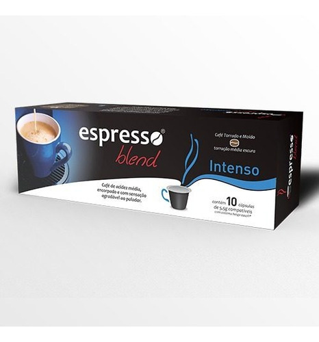 Cápsulas Compatíveis Nespresso® Espresso Blend Intenso