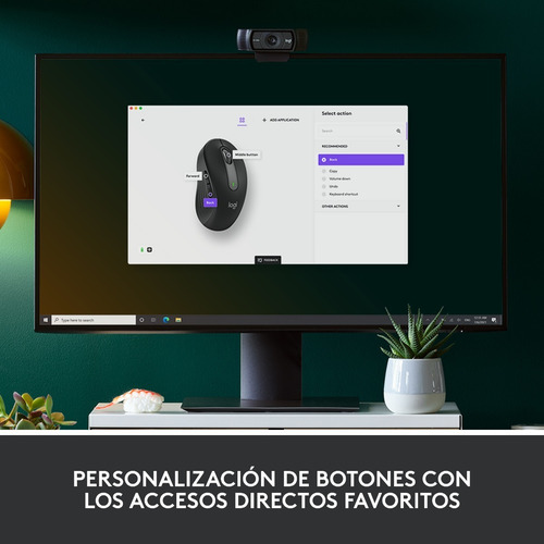 Mouse Inalambrico Logitech Signature M650 Large Grafito Colo
