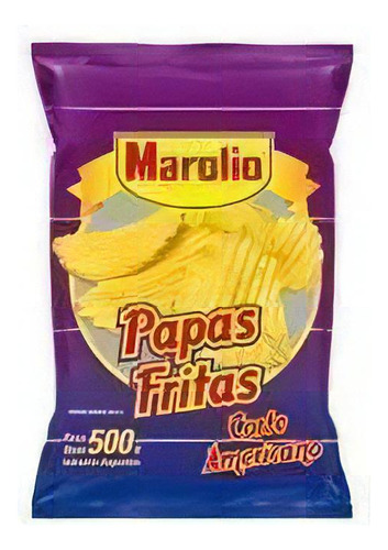 Pack X 6 Unid. Papas Fritas Corte Amer 500 Gr Marolio Snac
