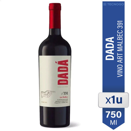 Vino Dada Art Malbec Finca Las Moras 750ml Tinto 01almacen 