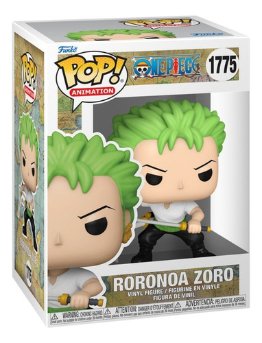 Boneco Funko Pop! One Piece - Zoro Com Duas Espadas 1775