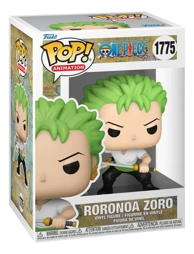 Boneco Funko Pop One Piece Zoro Com Duas Espadas