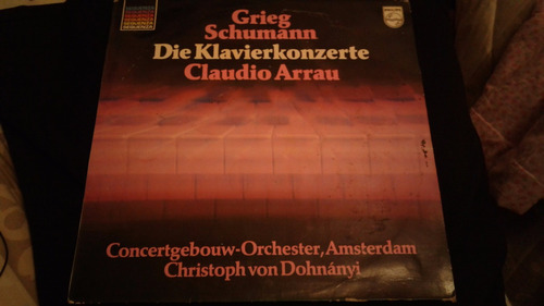 Lp Claudio Arrau Grieg Schumann (3)