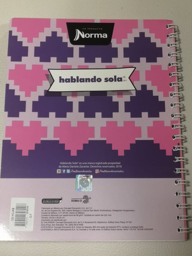 Libreta Hablando Sola Cuadro Grande
