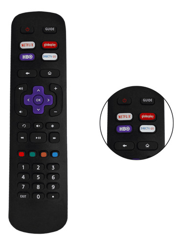 Controle Compatível Com Tv Philco Roku Ptv42g52rcf 42g52rcf