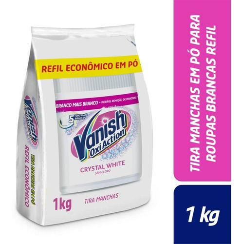 Imagem 1 de 2 de Tira Manchas Em Pó Vanish Refil Econômico 1kg