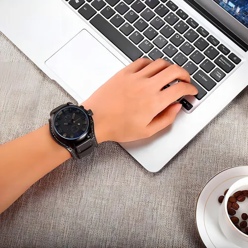 Reloj Curren Hombre Análogo Fechador Ejecutivo Casual Cuarzo Color De La Correa Negro