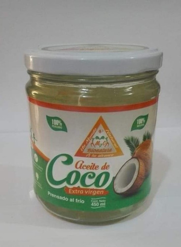Aceite De Coco Extra Virgen Primer Prensado Al Frio 