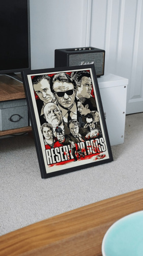 Pelicula Reservoir Dogs Modelo 1 (30×40-marco Negro)