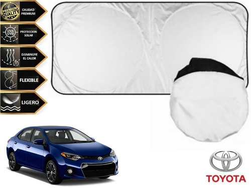 Protector Parabrisas Cubresol Tapa Sol Toyota Corolla 2014 