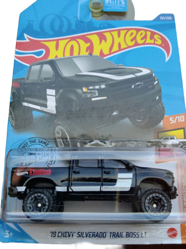 Camioneta Colección Hot Wheels 19 Chevy Silverado Trail Boss