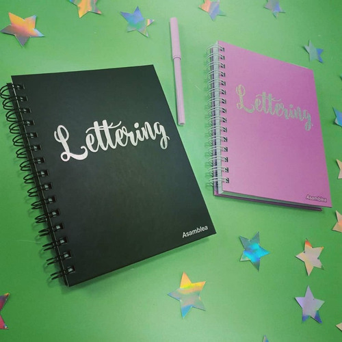 Imagen 4 de 5 de Cuaderno Asamblea Lettering Tapa Dura A5 70h (cod93)