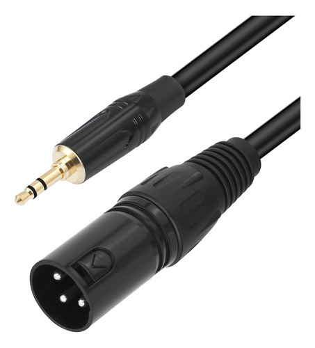 Cable Auxiliar Trs Plug 3.5 A Xlr Macho Balanceado 2 Metros
