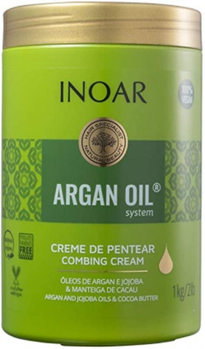 Inoar Argan Oil System - Creme Para Pentear - 1kg