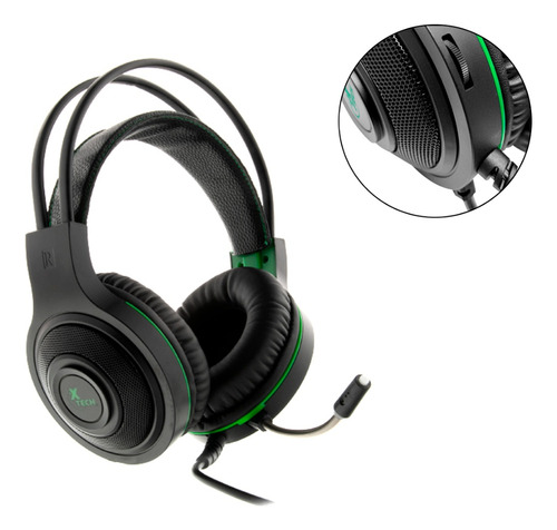 Auricular Gamer Xtech Insolense Xth-560 Con Adaptador Css